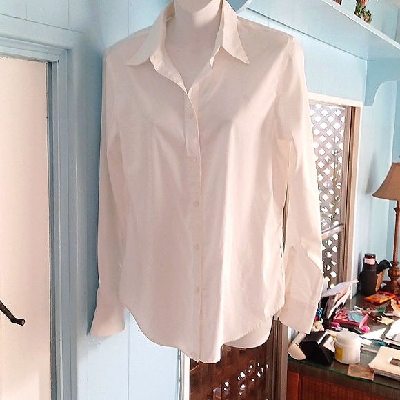 Ralph Lauren Dress White Shirt with insignia - Picture 1 of 4